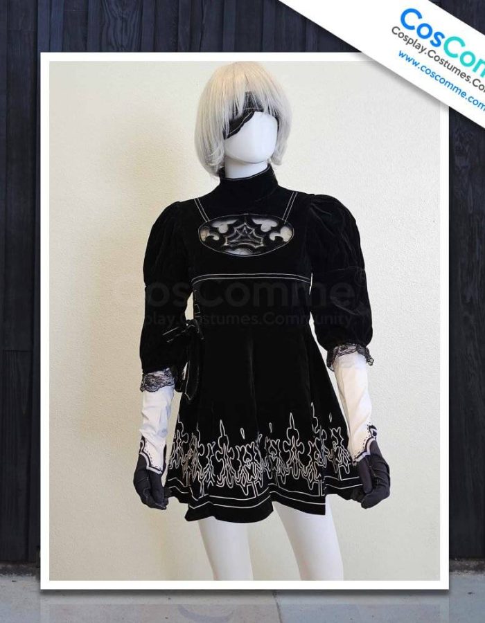 Games 2b costume cosplay dress set preowned. High Qualit