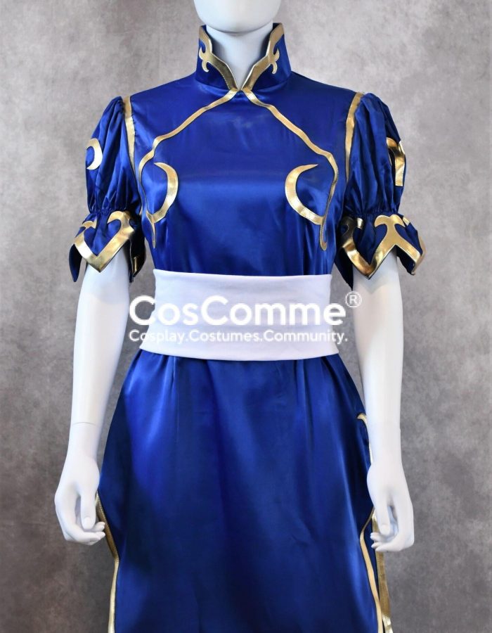 Anime Games Chun Li cosplay costume Street Fighter for women. Preowned