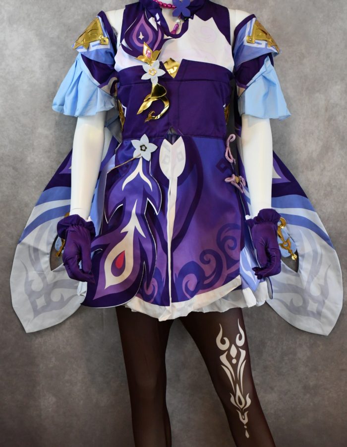 Games Genshin Impact Kamisato Ayaka keqing cosplay costume dress.