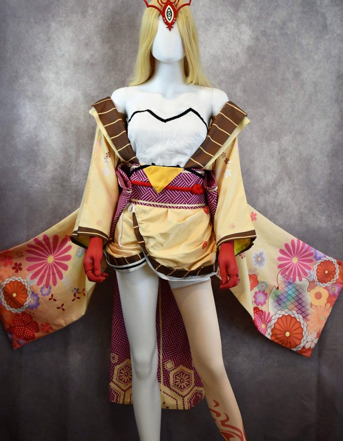 Anime Ibaraki Doji Fate grand order cosplay outfit set