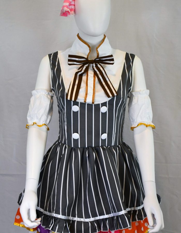 Anime Love Live Starry maid champagne cosplay costume dress.