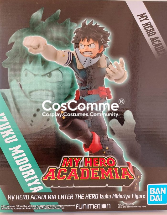 BANPRESTO: MY HERO ACADEMIA ENTER THE HERO – IZUKU MIDORIYA FIGURE preowned