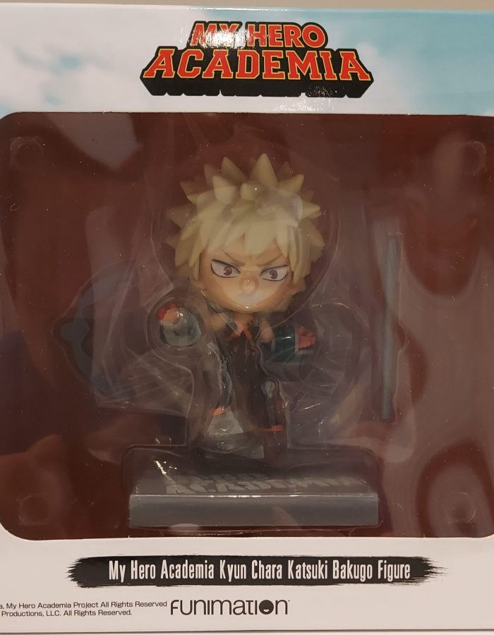 My Hero Academia Kyun Chara Katsuki Bakugo Figure Funimation Banpresto, preowned