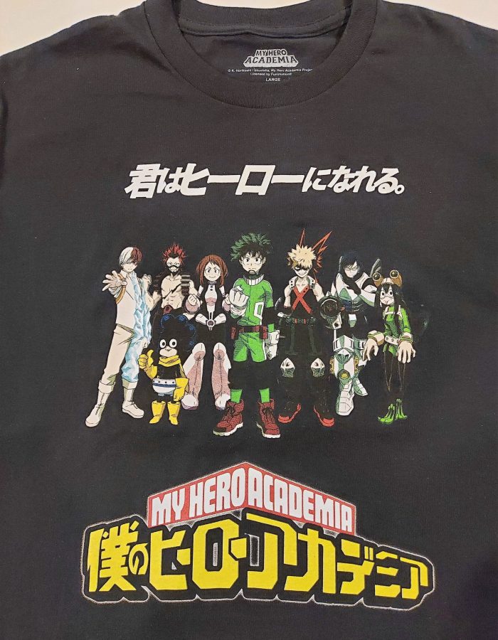 Anime My Hero Academia T shirt black