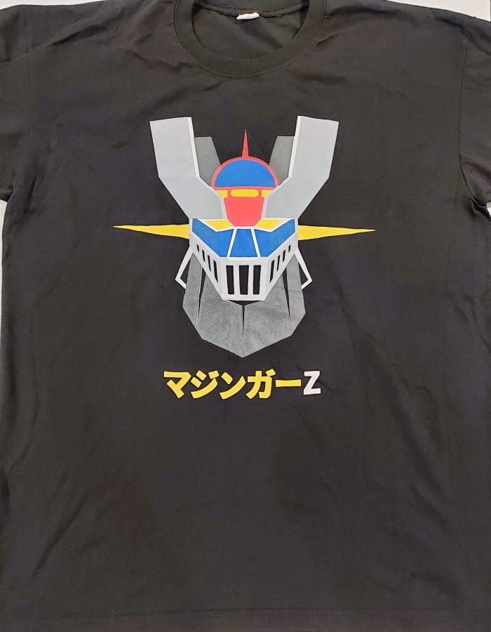 Anime Super Robot Tshirt Mazinger black MZ2