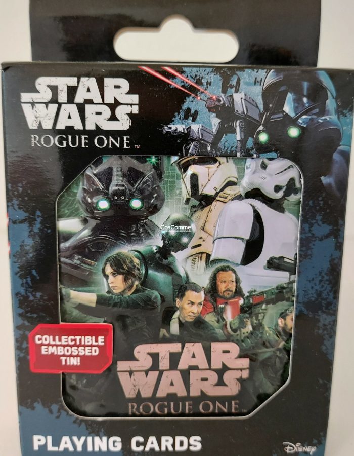 Star Wars Rogue One Single Deck playing cards in collectible tin. preowned