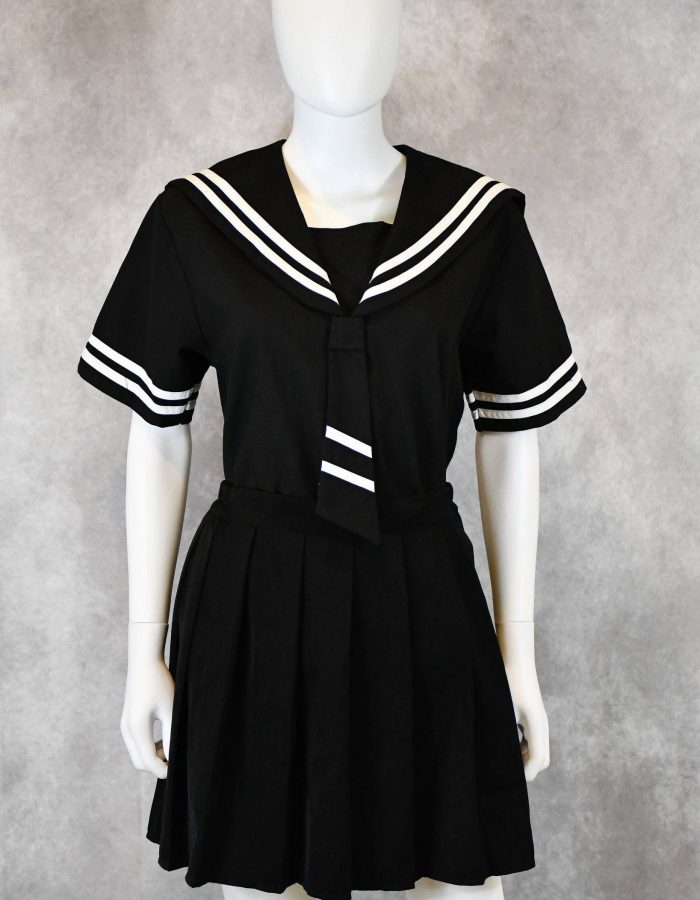 Anime black school uniform Seifuku cosplay outfit