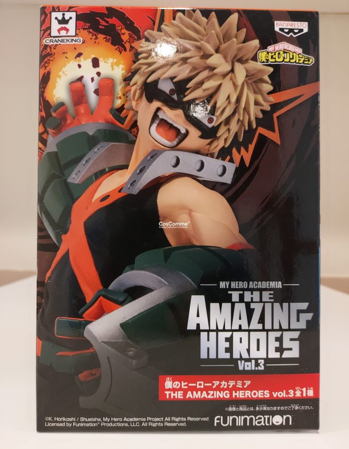 My Hero Academia The Amazing Heroes Vol. 3 Katsuki Bakugo Figure. preowned